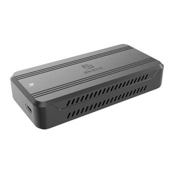 Akasa AK-ENU4M2-01 USB4 to M.2 PCIe NVMe SSD Aluminium Enclosure, USB4 40Gbps Type-C, PCIe 5.0x4