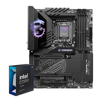 MSI MPG Z890 CARBON WIFI Motherboard with Intel Ultra 9 285K Processor Hardware Bundle