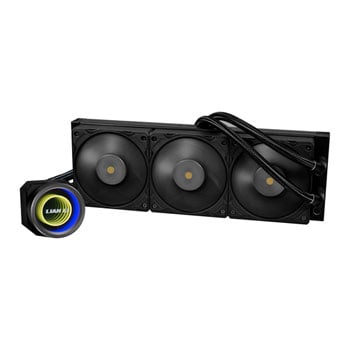 Lian Li Galahad II Trinity Performance 360mm AIO Liquid CPU Cooler, Black, 3 x 120mm LCP Fans, Aluminium, Intel / AMD
