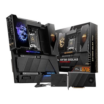 MSI Refurbished MSI MEG X870 Godlike, AMD X870E, AM5, DDR5, PCIe 5.0, 7x M.2, 5G/WiFi7, TB4, AMD EXPO, Dynamic Dashboard III