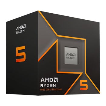 AMD Ryzen™ 5 9600, AM5, Zen 5, 6 Core, 12 Thread, 3.8GHz, 5.2GHz Turbo, 32MB Cache, PCIe 5.0, 65W, CPU