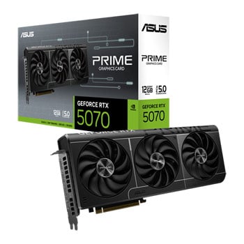ASUS PRIME NVIDIA GeForce RTX 5070 12GB GDDR7 Ray-Tracing Graphics Card, DLSS 4, 6144 Core, 2542 MHz Boost