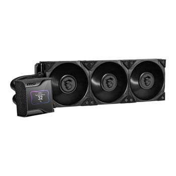 MSI Open Box MSI MEG CORELIQUID S360, 360mm All-In-One Hydro CPU Cooler, 3x120mm PWM Fan, Aluminium