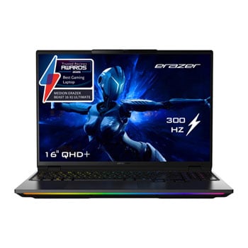 Medion 16" Medion ERAZER Beast 16 X1 Ultimate, QHD+, Core Ultra 9 275HX, 32GB DDR5, 2TB SSD, 16GB GeForce RTX 5080, Win11 Home