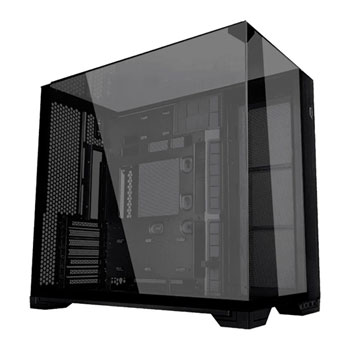 Lian Li Refurbished Lian Li O11 Vision Compact, Black, Dual Chamber Mid Tower Chassis, 3x Tempered Glass Window, USB 3.0