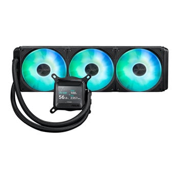 ASUS Prime LC 360 ARGB LCD Cooler, 3x 120mm ARGB Fan, 2.3" LCD Block, Copper Plate, Aluminium Radiator, Intel / AMD