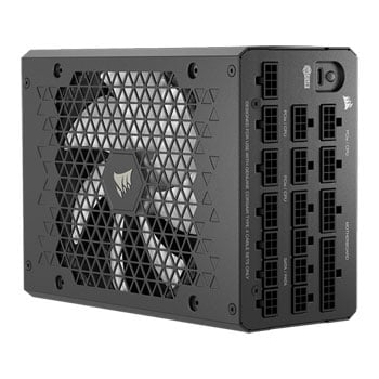 Corsair 1500W CORSAIR HX1500i, Fully Modular, PCIE 5 12V-2x6, 80PLUS Platinum, Single Rail, 125A, 140mm Fan, ATX 3.1