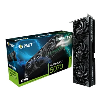 Palit NVIDIA GeForce RTX 5070 INFINITY 3 12GB GDDR7 Ray-Tracing Graphics Card, DLSS 4, 6144 Core, 2512 MHz Boost