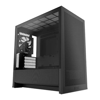 NZXT H3 Flow, microATX Chassis, Black, Tempered Glass, 1x F12OQ Fan, Reverse Connection Ready, mATX, mITX