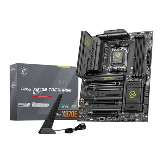 MSI Refurbished MSI MAG X870E TOMAHAWK WiFi, AMD X870E, AM5, DDR5, PCIe 5.0, 4x M.2, 5G/WiFi7, USB 4.0, AMD EXPO, ATX