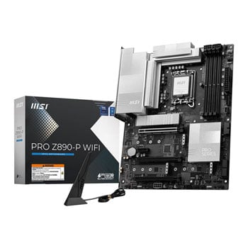 MSI Refurbished MSI PRO Z890-P WIFI, Intel Z890, S 1851, DDR5, PCIe 5.0, 4x M.2, 5G LAN, WiFi7, TB4, ATX
