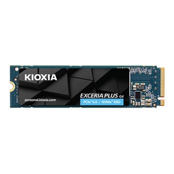 Kioxia 1TB KIOXIA EXCERIA PLUS G4, M.2 (2280) PCIe 5.0 (x4) NVMe 2.0c TLC SSD, 10000MB/s Read, 7900MB/s Write, 1300k/1400k IOPS