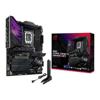 ASUS Refurbished ASUS ROG STRIX Z890-E GAMING WIFI, Intel Z890, S 1851, DDR5, PCIe 5.0, 7x M.2, 5G LAN, WiFi7, TB4, ATX