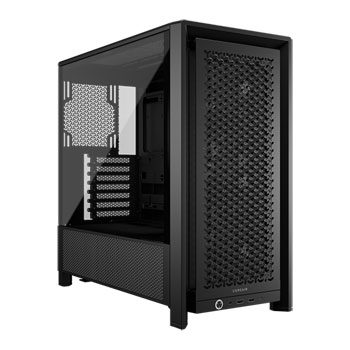 Corsair FRAME 4000D RS, Black, RGB Mid Tower, Tempered Glass, Reverse Connection, USB 3.2 Type-C, 3x RS120 Fans