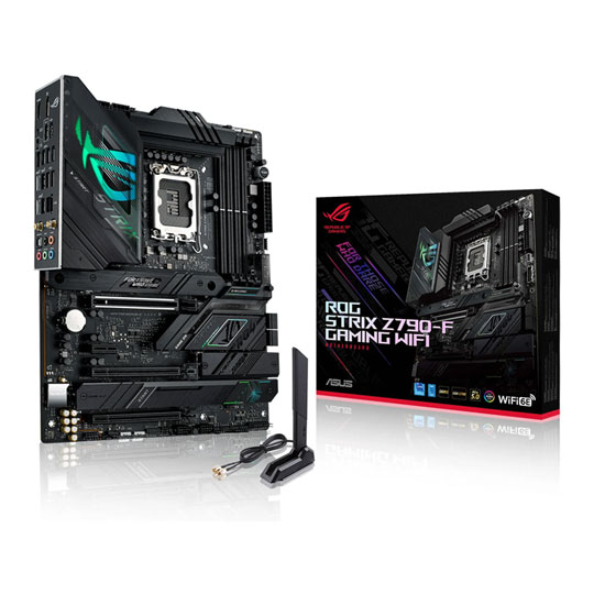 ASUS Refurbished ASUS ROG STRIX Z790-F GAMING WIFI, Intel Z790, S1700, D5, PCIe 5.0, 4x M.2, 2.5GbE, ax WiFi/BT, USB 3.2 Gen2
