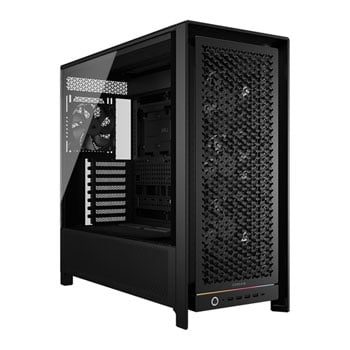 Corsair FRAME 5000D RS Mid Tower Chassis, Black, TG Window, 4 x 140mm PWM Fans, USB-C, mITX / mATX / ATX / E-ATX