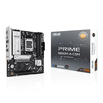 ASUS B850M-A-CSM, AMD B850, S AM5, DDR5, PCIe 5.0, 3 x M.2, 2.5GbE, USB 3.2, AMD EXPO, mATX