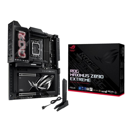 ASUS Refurbished ASUS ROG MAXIMUS Z890 EXTREME, Intel Z890, S 1851, DDR5, PCIe 5.0, 6x M.2, 2.5G/10G LAN, WiFi7, TB5, E-ATX