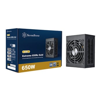 SilverStone 650W Silverstone Extreme 650Rz, 12V EPS, Fully Modular, 80 PLUS Gold, Single Rail, 54.1A, 92mm Fan, SFX PSU