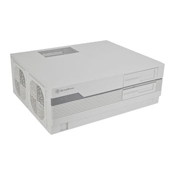 SilverStone FLP01 HTPC Chassis, Silver, USB Type-C, SSI-CEB, ATX, Micro-ATX, Mini-ITX