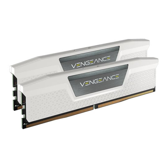 Corsair 32GB (2x16GB) CORSAIR DDR5 Vengeance White, PC5-51200 (6400), Non-ECC Unbuffered, CAS 36, Dual Profile EXPO/XMP, 1.35V