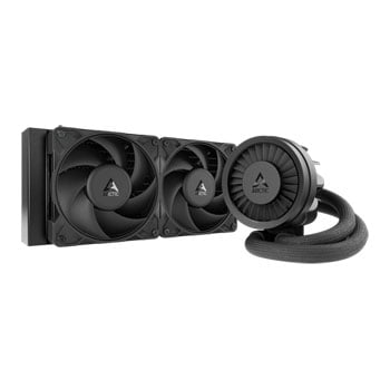Arctic Liquid Freezer III Pro 240 AIO Hydro CPU Cooler, Black, 2x120mm P12 Pro, 60mm VRM Fan, Intel/AMD