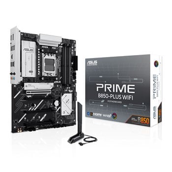 ASUS PRIME B850-PLUS WIFI, AMD B850, AM5, DDR5, PCIe 5.0, 3x M.2, 2.5G/WiFi6E, USB 3.2 Gen2, AMD EXPO, ATX