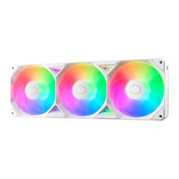 Cooler Master 360mm Cooler Master SickleFlow Edge 360 ARGB, White, Loop Dynamic Bearing, 2500RPM, 190CFM Airflow, 3.54 mmH?O, 38.5 dBA