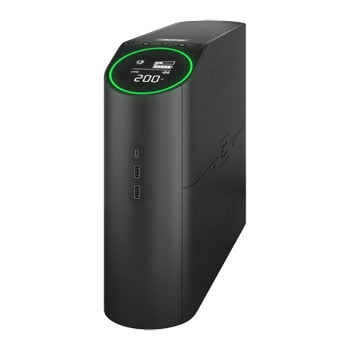 APC Back-UPS Pro, Free Standing UPS, 2200VA/1320W, 230V, 2x UK Outlets, 2x IEC C13, ARGB, Pure Sine Wave, AVR, Black