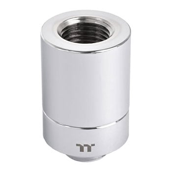 ThermalTake Pacific F-Pro Female to Male 30mm G1/4" Water Cooling Extender, Chrome