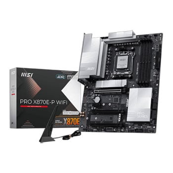 MSI PRO X870E-P WiFi, AMD X870E, AM5, DDR5, PCIe 5.0, 3x M.2, 5G/WiFi7, USB 4.0, USB 3.2 Gen2x2, AMD EXPO, ATX