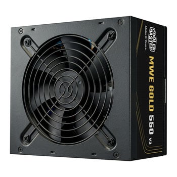 Cooler Master 550W Cooler Master MWE Gold 550 V3 ATX3.1, 80PLUS Gold, Fully Wired, Single Rail, 45.8A, 120mm HDB Fan