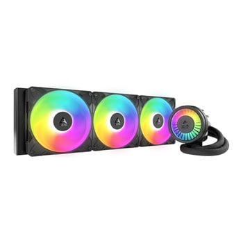 Arctic Liquid Freezer III Pro ARGB 420 AIO Hydro CPU Cooler, Black, 3x140mm P14 Pro, 60mm VRM Fan, Intel/AMD