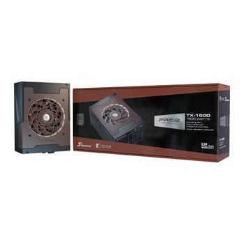 Seasonic 1600W Seasonic PRIME TX-1600 Noctua Edition, Full Modular, 80PLUS Titanium, Single Rail, 133.3A, 120mm Fan, ATX3.1