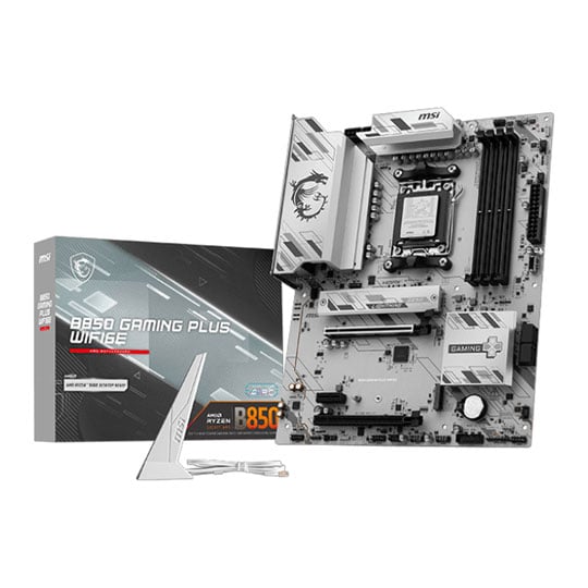 MSI B850 GAMING PLUS WiFi6E, AMD B850, AM5, DDR5, PCIe 4.0, 2x M.2, 2.5G/WiFi6E, USB 3.2 A+C, AMD EXPO, ATX