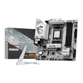 MSI B850M GAMING PLUS WiFi6E, AMD B850, AM5, DDR5, PCIe 4.0, 2x M.2, 2.5G/WiFi6E, USB 3.2 A+C, AMD EXPO, MicroATX