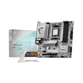 MSI B850M GAMING PLUS WiFi, AMD B850, AM5, DDR5, PCIe 5.0, 2x M.2, 5G/WiFi7, USB 3.2 A+C, AMD EXPO, MicroATX