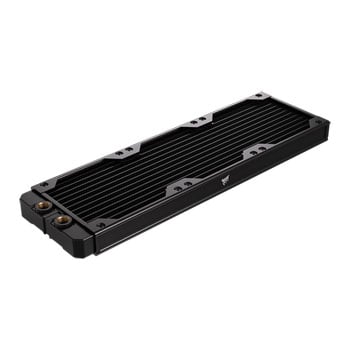 Corsair 360mm Corsair XR5 V2 Custom Cooling Radiator, 30mm thickness, 3 x 120mm fan mounts, Copper / Brass, G1/4"