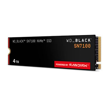 SanDisk 4TB WD Sandisk Black SN7100 M.2 (2280) PCIe 4.0 (x4) NVMe SSD, 7000MB/s Read, 6700MB/s Write, 900k/1350k IOPS