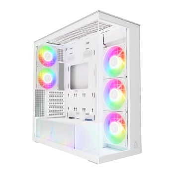 Arctic Xtender White, Mid Tower, Tempered Glass, 3x 140 2x 120mm ARGB Fans, E-ATX / ATX / mATX / mITX