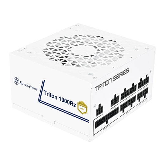 SilverStone 1000W Silverstone Triton 1000Rz Power Supply, White, Fully Modular, 80 PLUS Gold, PCIe 5, 83.3A, 120mm FDB Fan, ATX 3.1