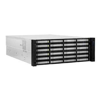 In Win IW-RS424-07 4U Rackmount Server Chassis, 24x 2.5"/3.5" (Up to 8x NVMe), 1200W 80 PLUS Platinum PSU, Rail Kit