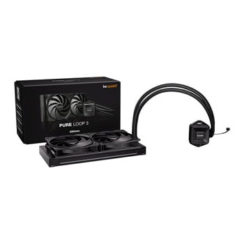 be quiet! Pure Loop 3 280mm AIO Cooler, Black, 2 x Pure Wings 3 PWM Fans, Aluminium Radiator, Copper Base, Intel / AMD