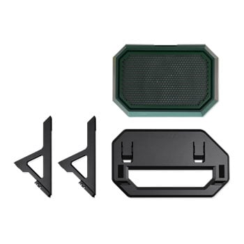 ThermalTake Chassis Stand Kit, Racing Green, includes a Bottom Cover and a Display Stand for The Tower 600 Case