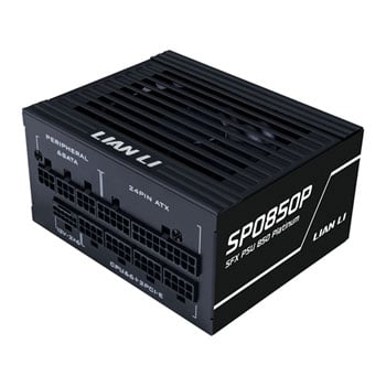 Lian Li 850W Lian Li SP Platinum, Black, Fully Modular, 80 PLUS Platinum, Single Rail, 70.8A, 92mm FDB Fan, SFX PSU