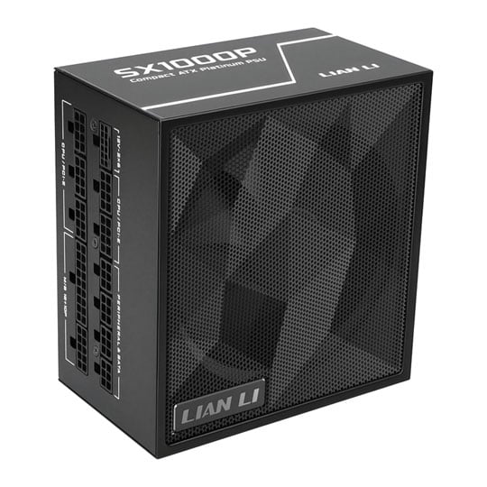 Lian Li 1000W Lian Li SX Platinum, Black, Fully Modular, 80 PLUS Platinum, Single Rail, 83.3A, 120mm FDB Fan, ATX 3.1