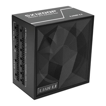 Lian Li 1200W Lian Li SX Platinum, Black, Fully Modular, 80 PLUS Platinum, Single Rail, 100A, 120mm FDB Fan, ATX 3.1