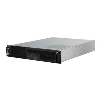SilverStone 2U Rackmount Chassis, 2x 5.25" Bays, 5x 3.5" Bays, 1x 2.5" Bay, USB 3.2 Gen1 Type-A