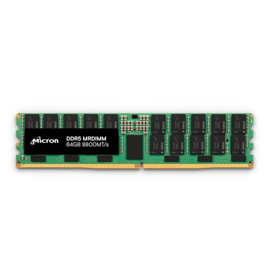 Micron 64GB (1x64GB) Micron DDR5 Server Memory, PC5-70400 (8800), ECC MRDIMM, 2Rx4 , CAS 36, 1.1v