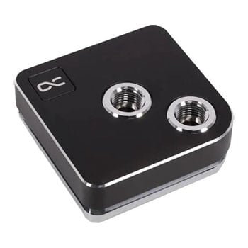 Alphacool Core 1 CPU Water Block, Black, Nickel-Plated Brass, 2x G1/4", Intel/AMD